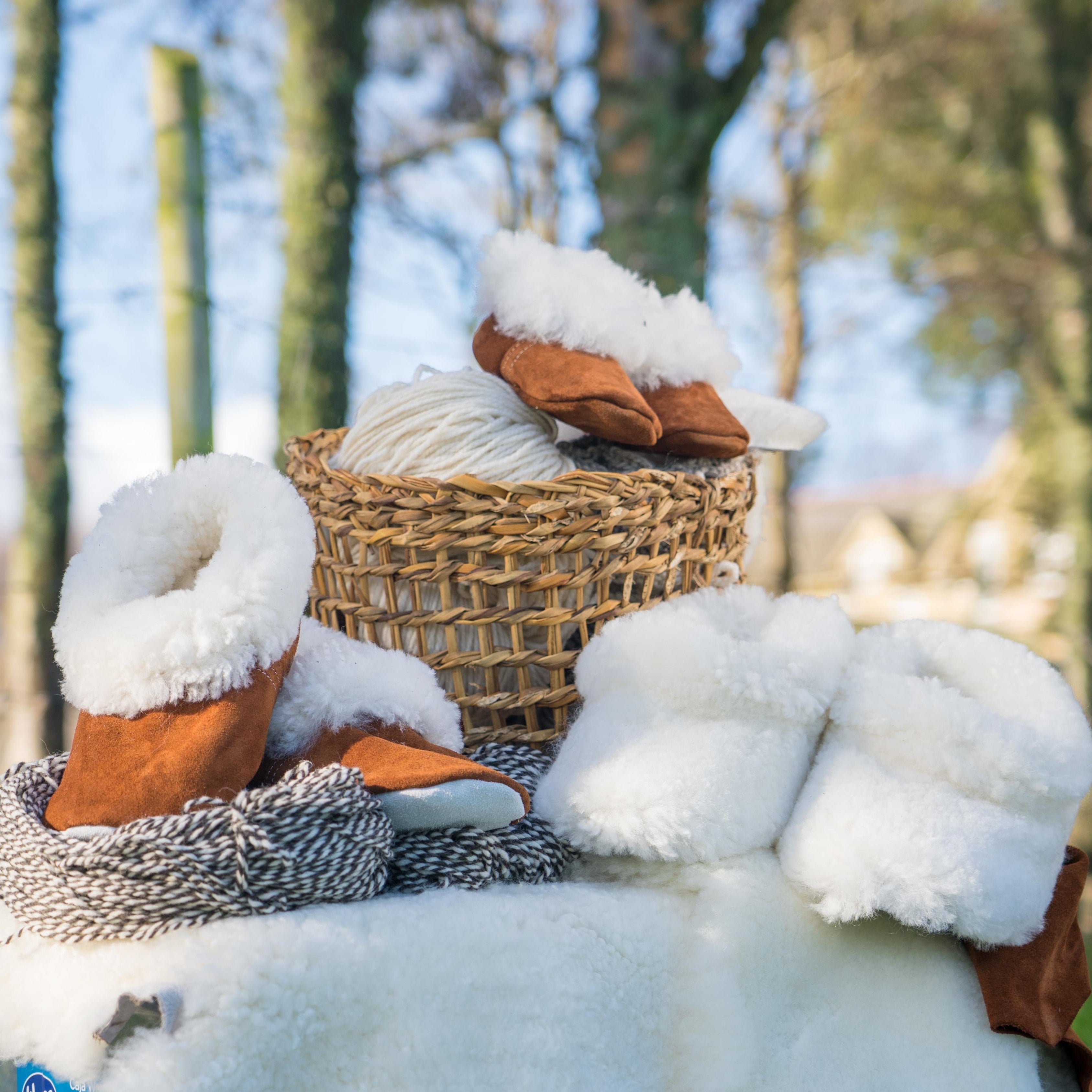 White Sheep Slippers