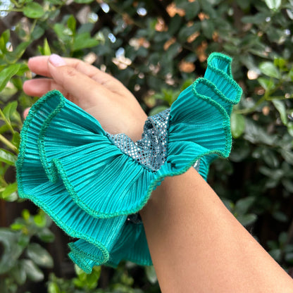 Oversized Scrunchie - Emerald Single