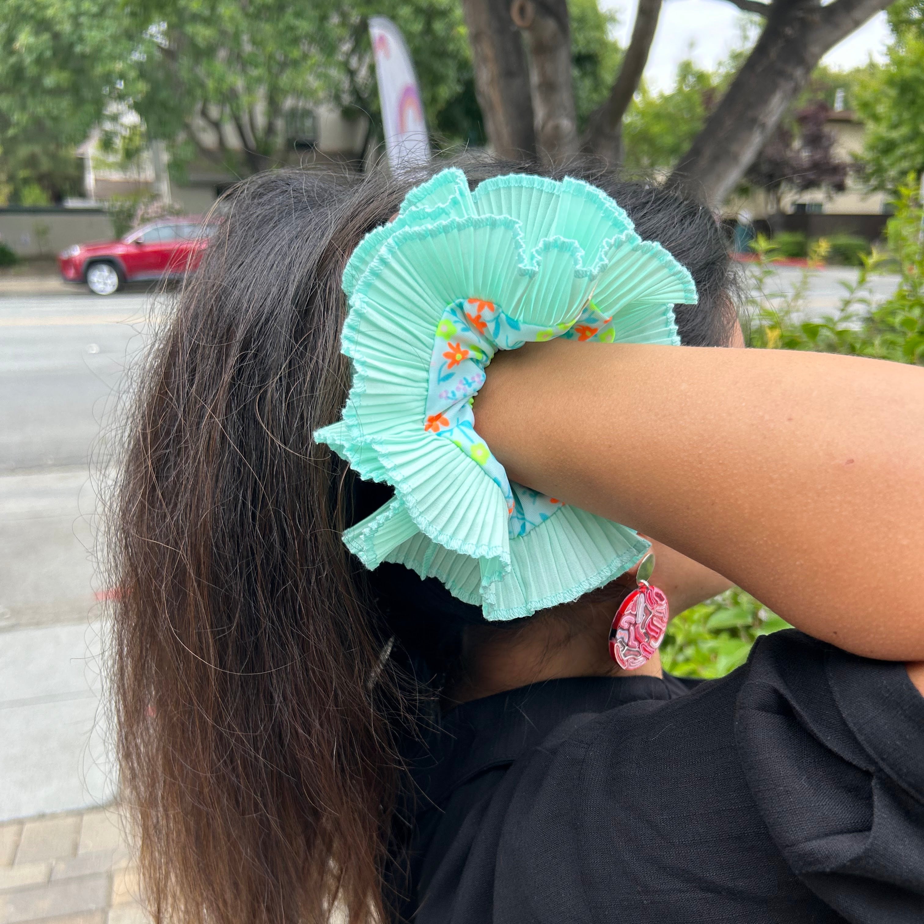 Oversized Scrunchie - Blooming Double