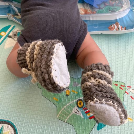 Kids Knit Wool Slippers