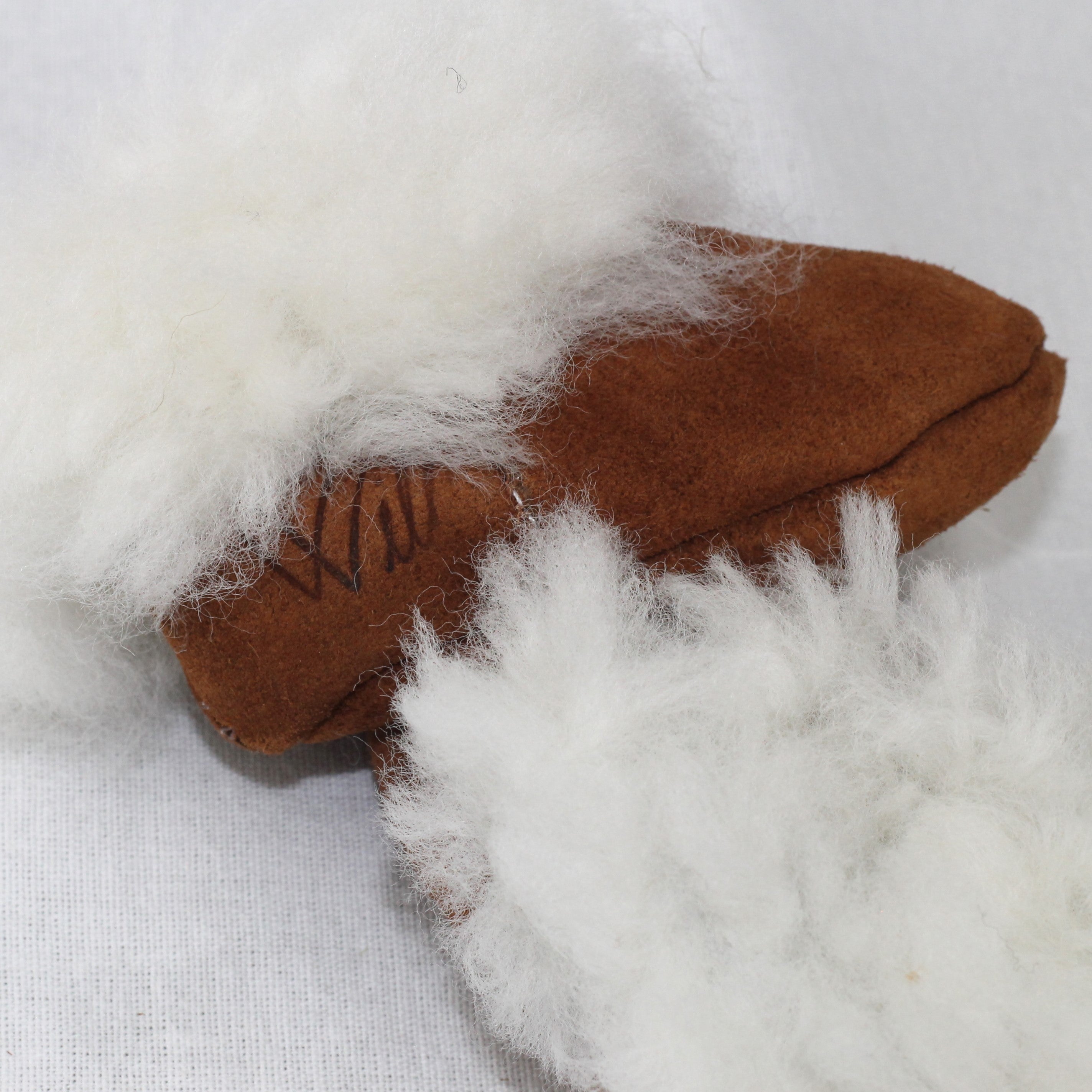 Baby Brown Leather Slippers