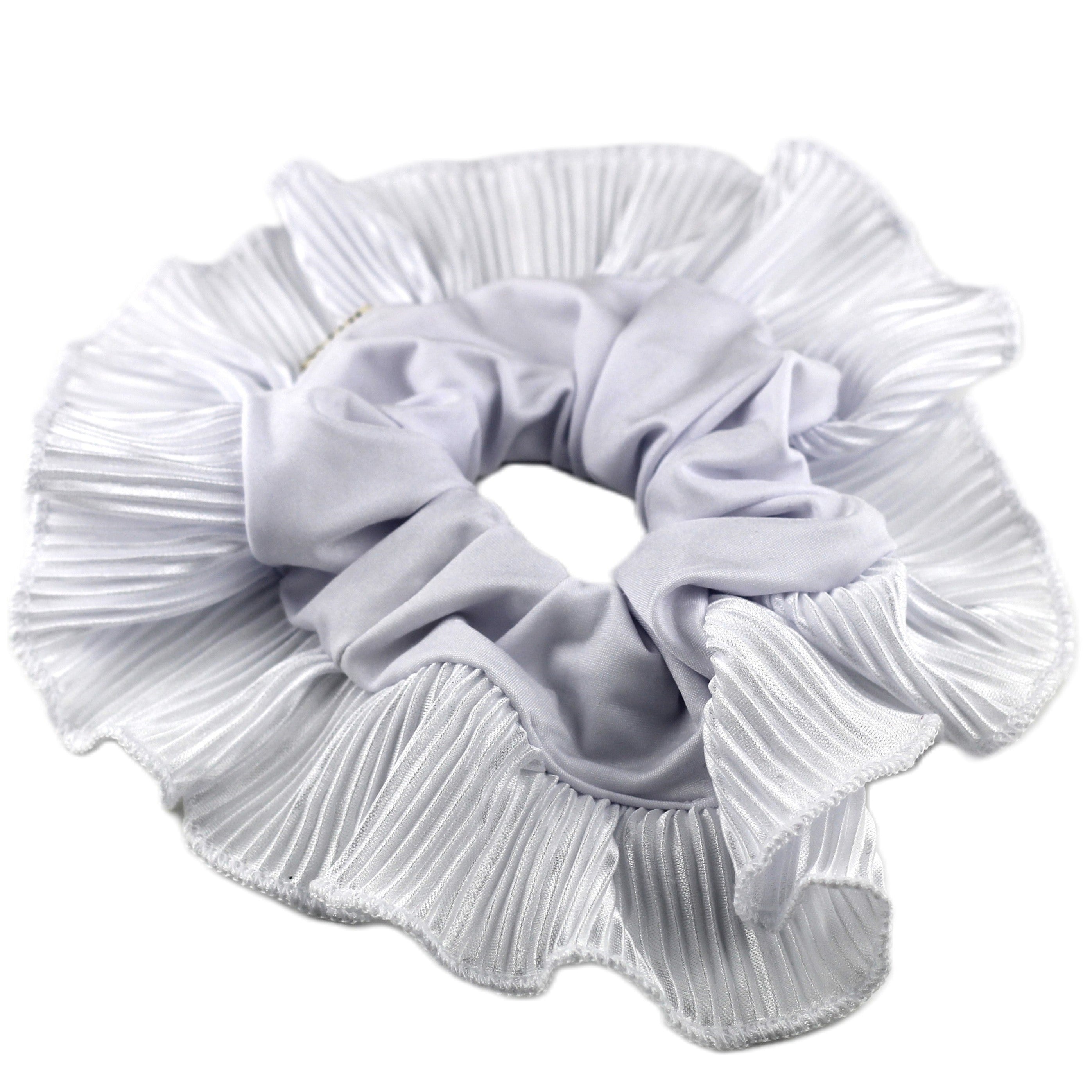 Oversized Scrunchie - White Single