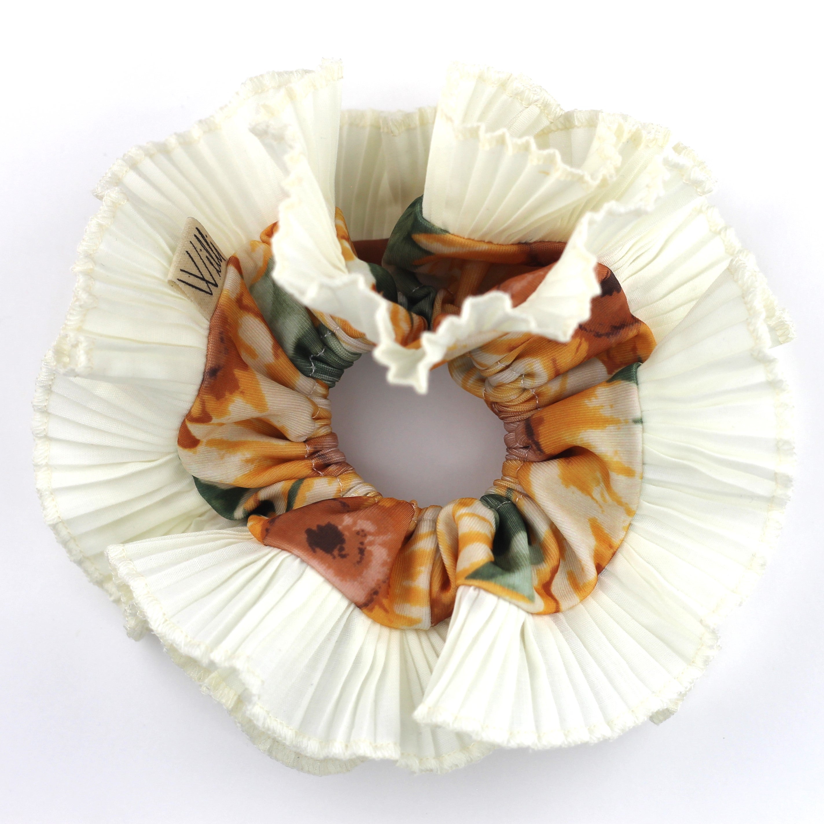 Oversized Scrunchie - Sunflower Double